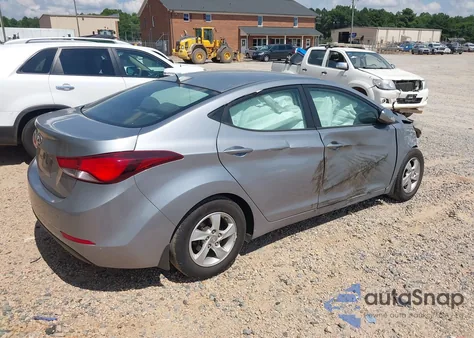 2015 Hyundai Elantra Se из США, поврежденный, VIN 5NPDH4AE1FH629029